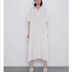 NWT Zara oversized shirt dress